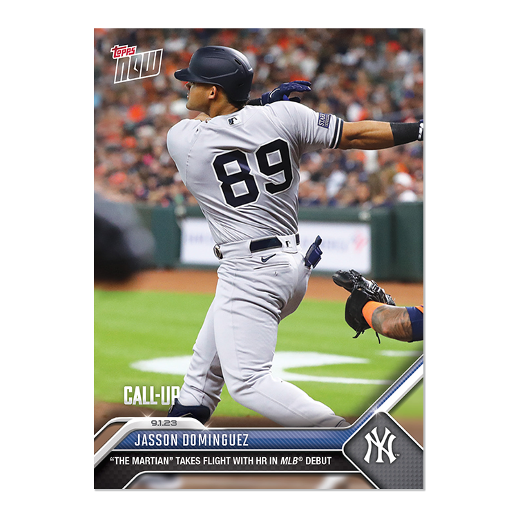 Jasson Dominguez - 2023 MLB Topps NOW® Card 798 - PR: 25381