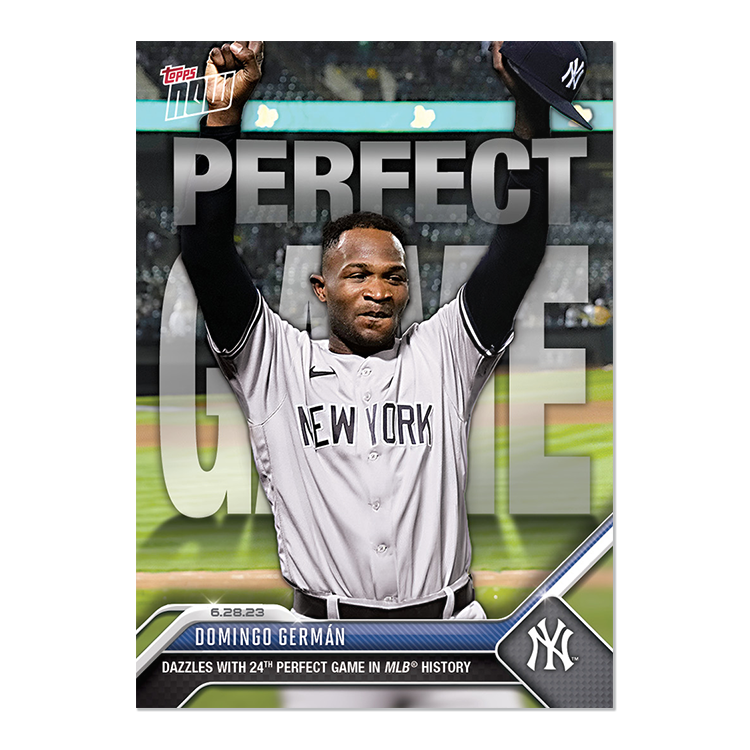 Domingo Germán - 2023 MLB Topps NOW® Card 506 - PR: 12537