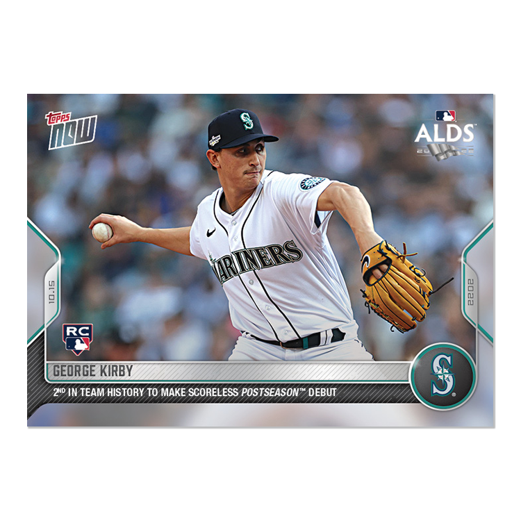 George Kirby - 2022 MLB Topps NOW® Card 1082 - PR: 875