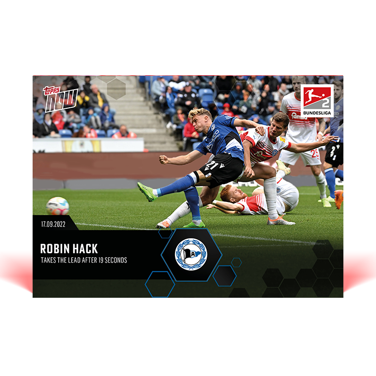 Takes the lead after 20 Seconds - Bundesliga Topps NOW® Card #47 - PR: 101