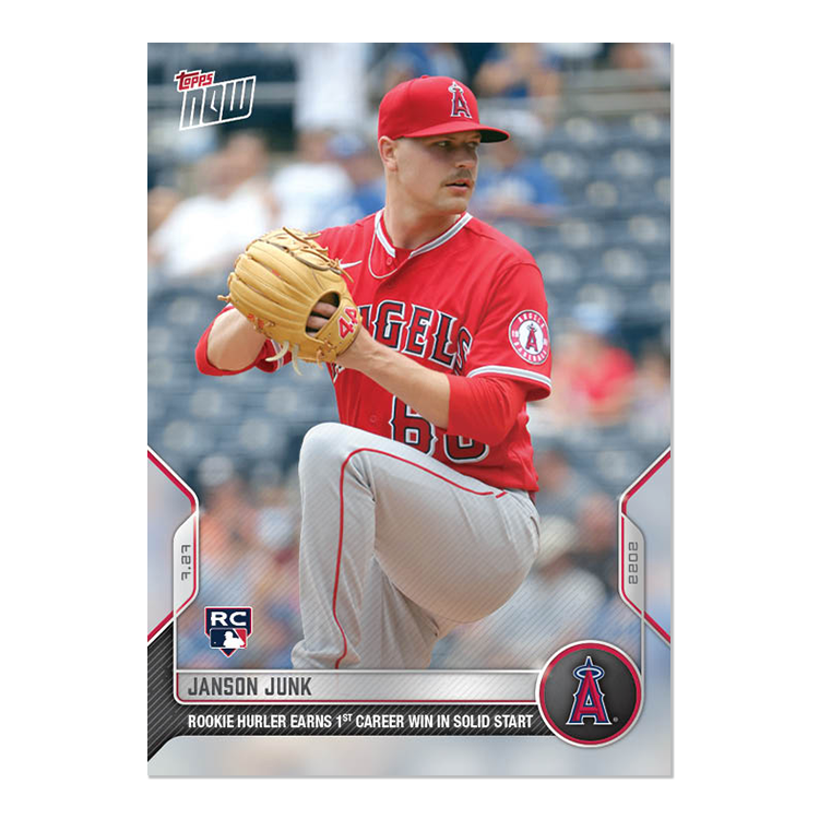 Janson Junk - 2022 MLB Topps NOW® Card 602 - PR: 503