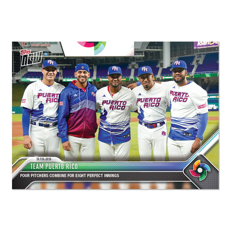 Team Puerto Rico - 2023 World Baseball Classic Topps NOW® Card 40 - PR: 1028
