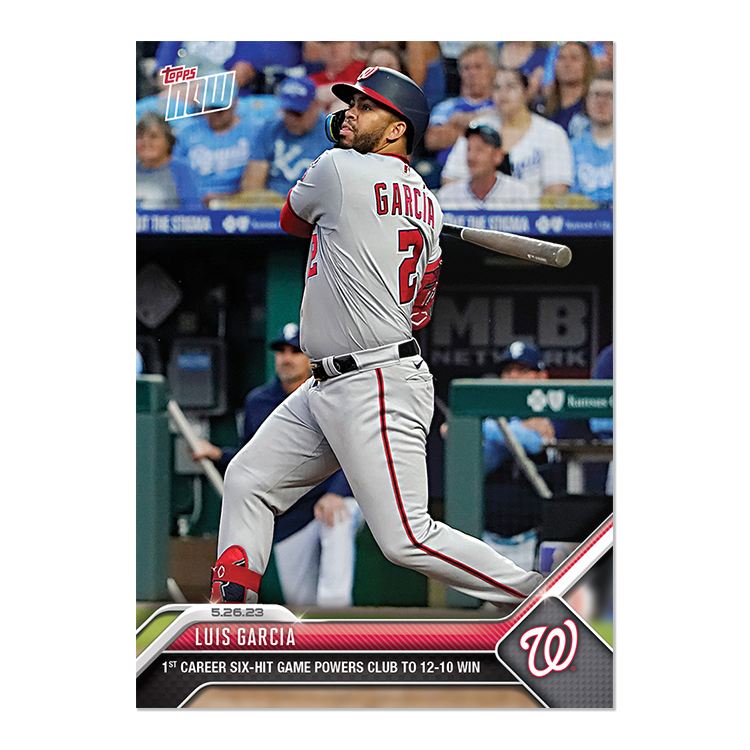 Luis Garcia - 2023 MLB Topps NOW® Card 347 - PR: 374