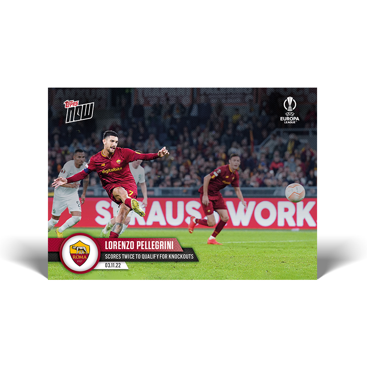 Scores twice to qualify for knockouts - EL Topps NOW® Card #21 - PR:
