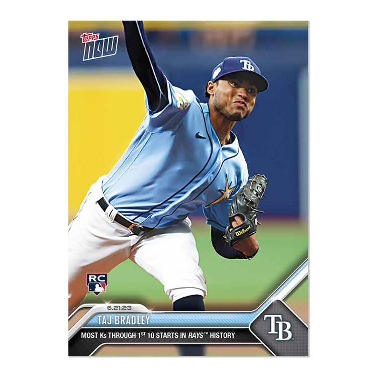 Taj Bradley - 2023 MLB Topps NOW® Card 473 - PR: 487