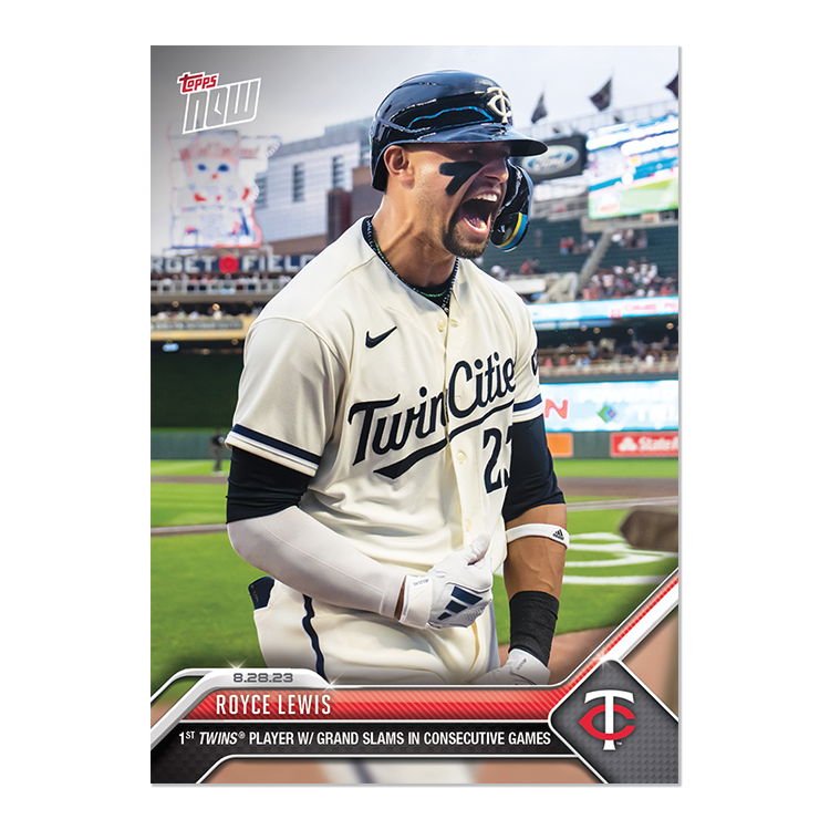 Royce Lewis - 2023 MLB Topps NOW® Card 775 - PR: 909
