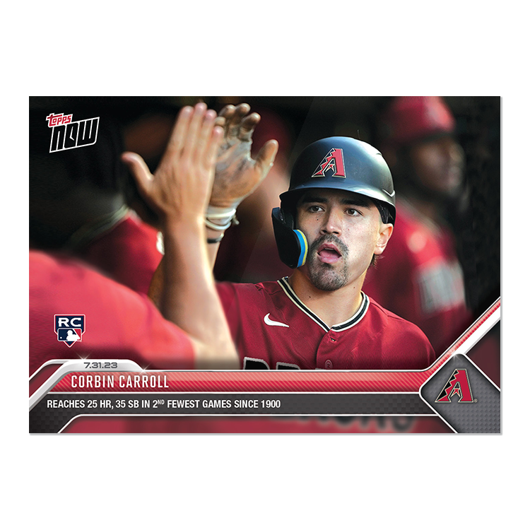 Corbin Carroll - 2023 MLB Topps NOW® Card 638 - PR: 2985