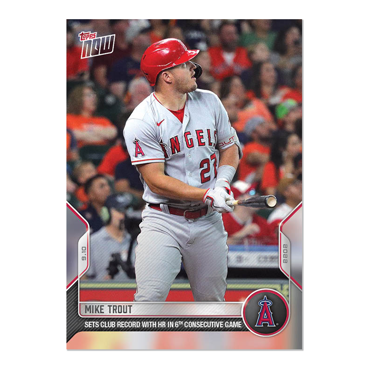 Mike Trout - 2022 MLB Topps NOW® Card 878 - PR: 1215