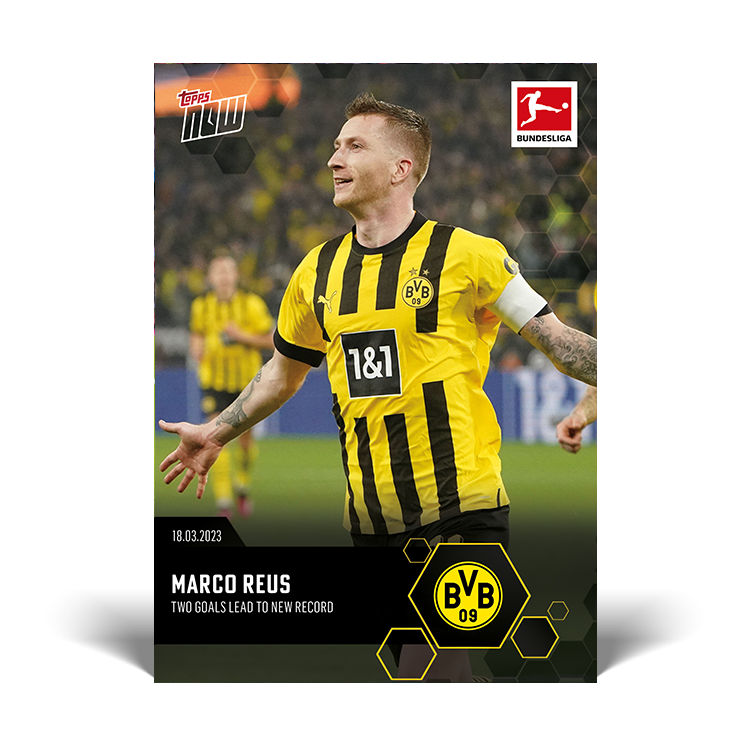 Two goals lead to new record - Bundesliga Topps NOW® Card #161 - PR: 171