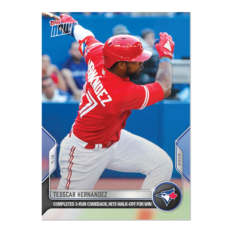 Teoscar Hernandez - 2022 MLB Topps NOW® Card 542 - PR: 248