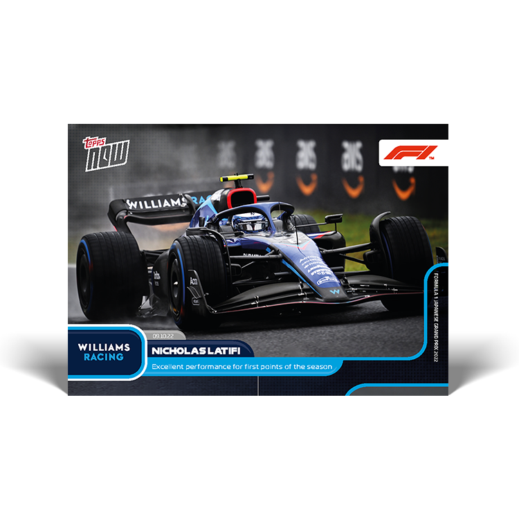 Excellent performance for first points of the season - F1 Topps NOW® Card #66