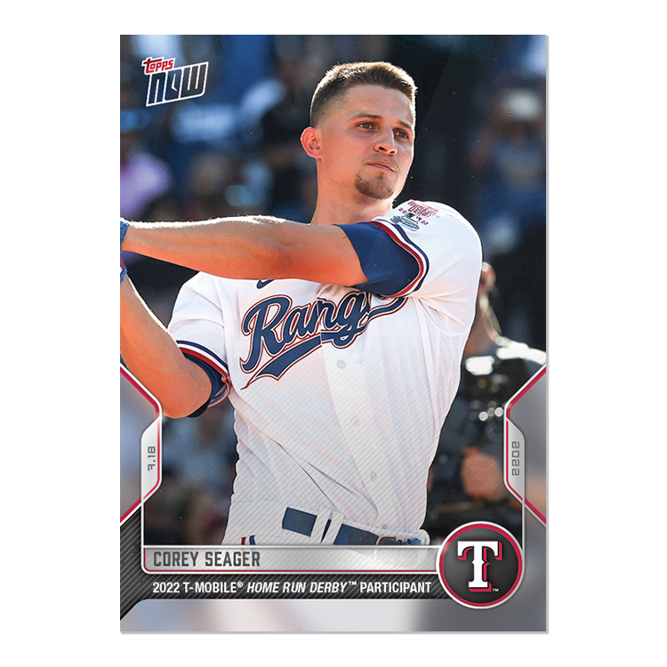 Corey Seager - 2022 MLB Topps NOW® Card 566 - PR: 401