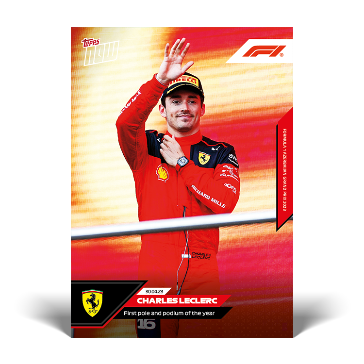First pole and podium of the year - F1 Topps NOW® Card #011 - PR: 863