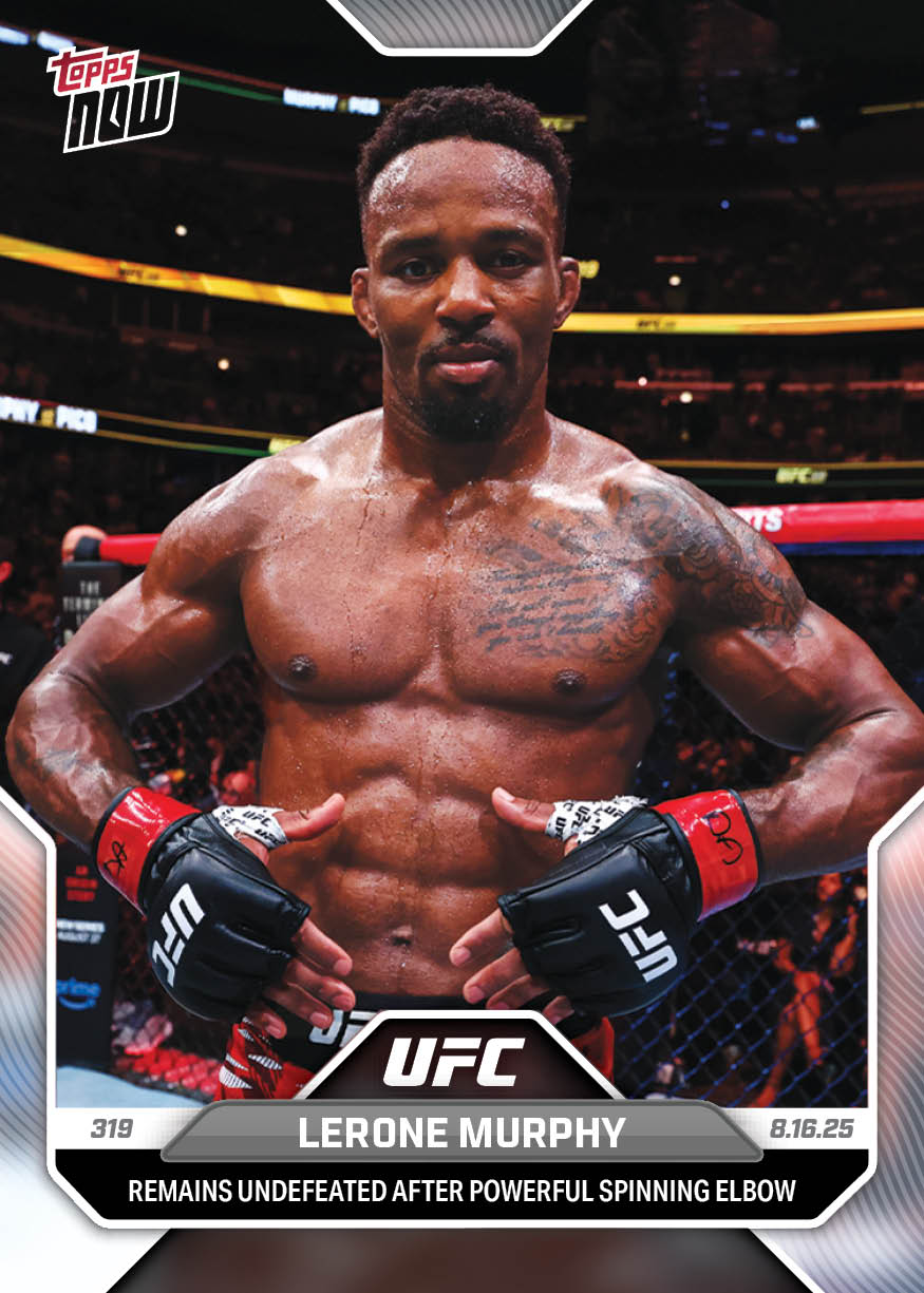 Lerone Murphy - 2025 UFC Topps NOW® - Card 27