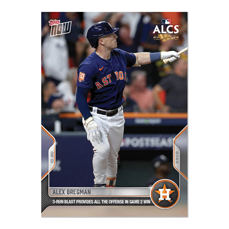 Alex Bregman - 2022 MLB Topps NOW® Card 1109 - PR: 444