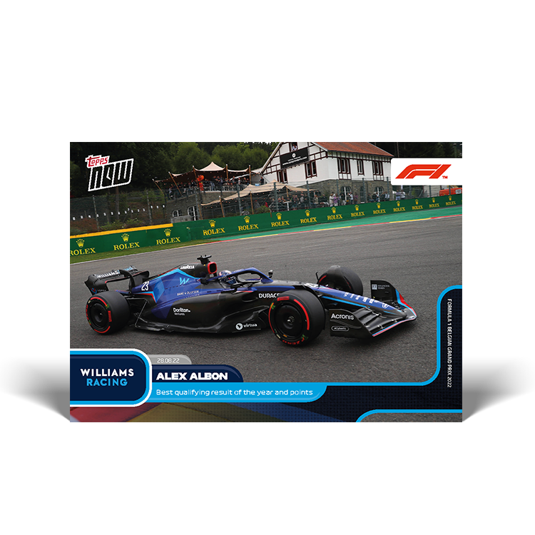 Best qualifying result of the year and points - F1 Topps NOW® Card #52 - PR: 870
