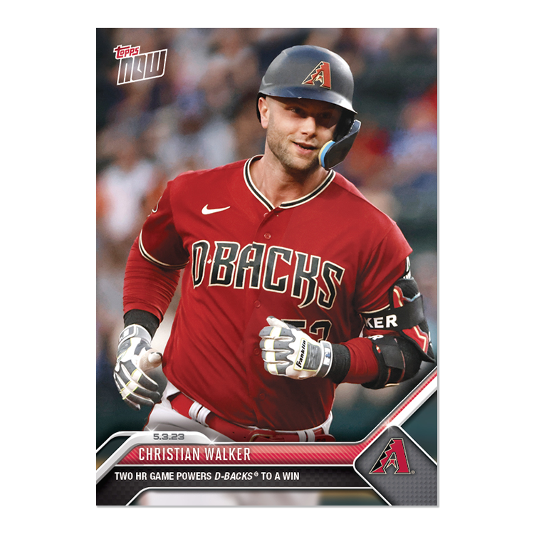 Christian Walker - 2023 MLB Topps NOW® Card 227 - PR: 189