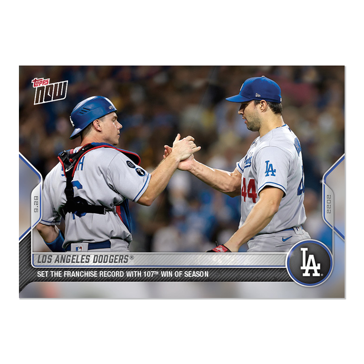 Los Angeles Dodgers - 2022 MLB Topps NOW® Card 979 - PR: 548