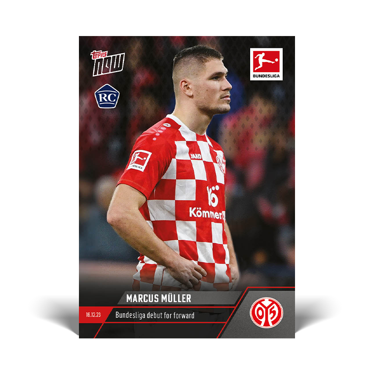 Marcus Müller - Bundesliga debut for forward - Bundesliga Topps NOW® Card #85 - PR: 234