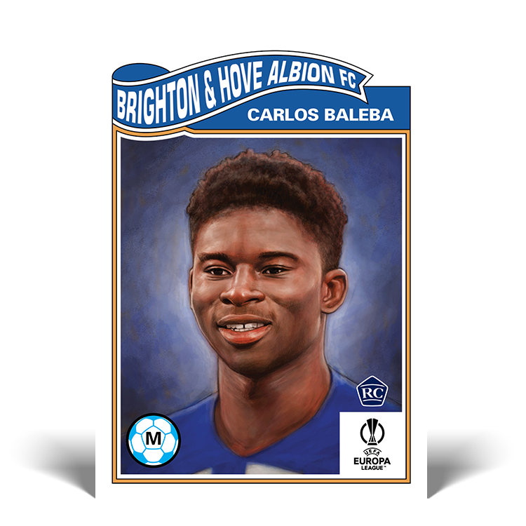 Topps UCC Living Set Card #646 - Carlos Baleba - PR: 598