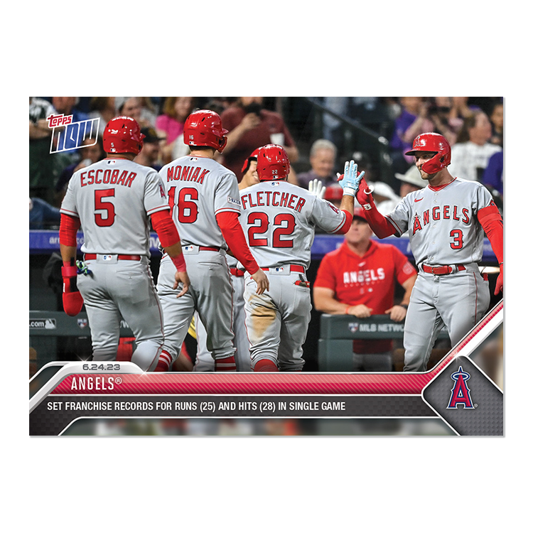 Angels - 2023 MLB Topps NOW® Card 492 - PR: 802