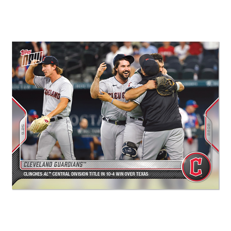 Cleveland Guardians - 2022 MLB Topps NOW® Card 959 - PR: 539