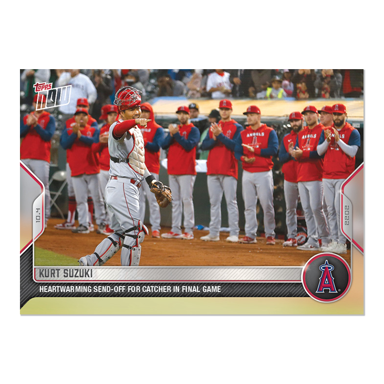 Kurt Suzuki - 2022 MLB Topps NOW® Card 1020 - PR: 2200