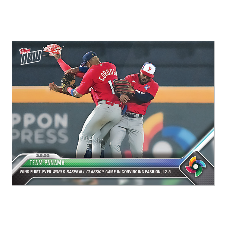 Team Panama - 2023 World Baseball Classic Topps NOW® Card 5 - PR: 307