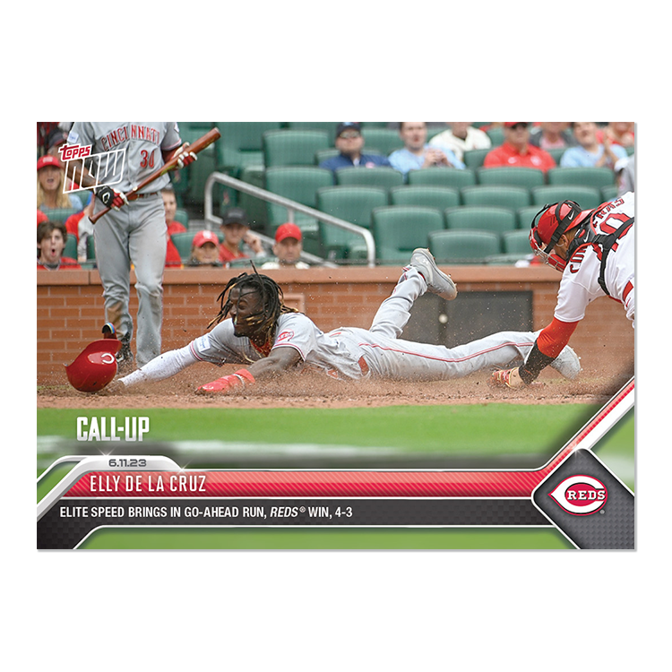 Elly De La Cruz - 2023 MLB Topps NOW® Card 430 - PR: 3526
