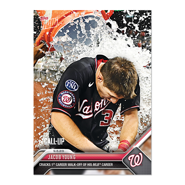 Jacob Young - 2023 MLB Topps NOW® Card 826 - PR: 1033