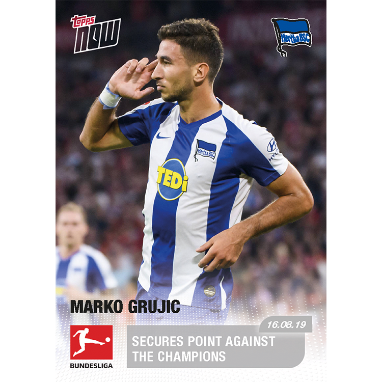 Secures point against the Champions - Bundesliga Topps NOW® Card #1 - Print Run: 33