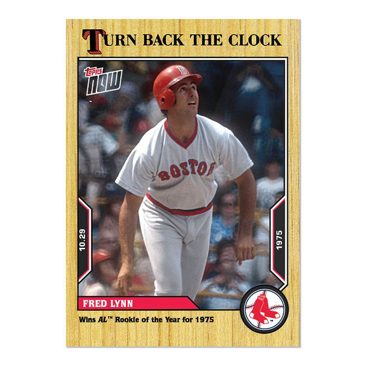 Fred Lynn - 2022 MLB Topps NOW® Turn Back The Clock - Card 213 - PR: 228
