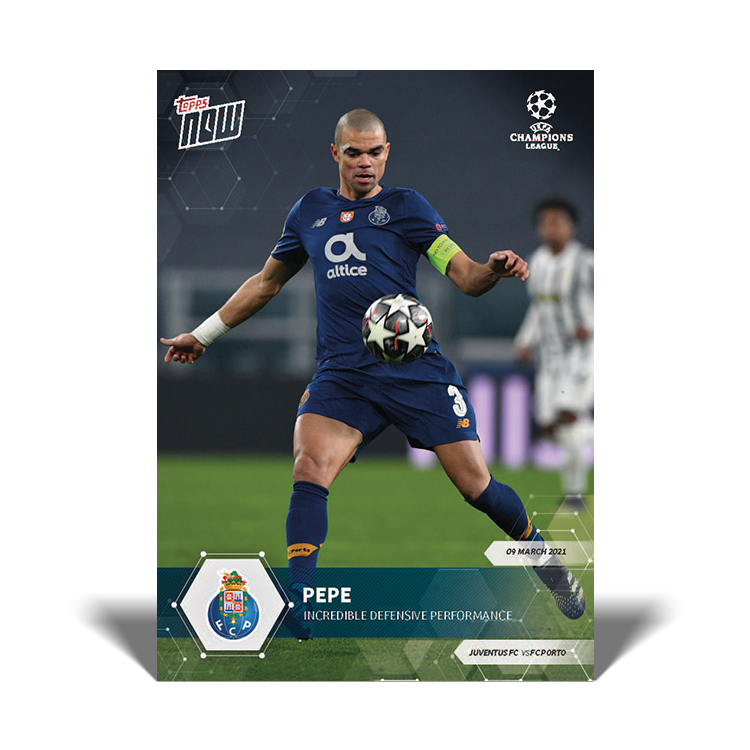Incredible defensive performance - UCL Topps NOW® Card #52 - Print Run: 243