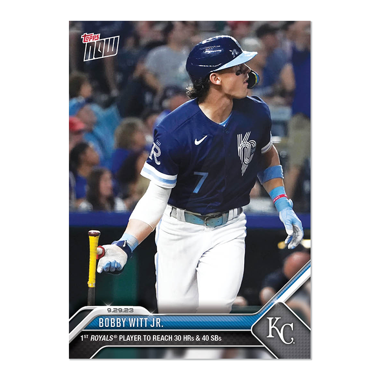 Bobby Witt Jr. - 2023 MLB Topps NOW® Card 939 - PR: 2642