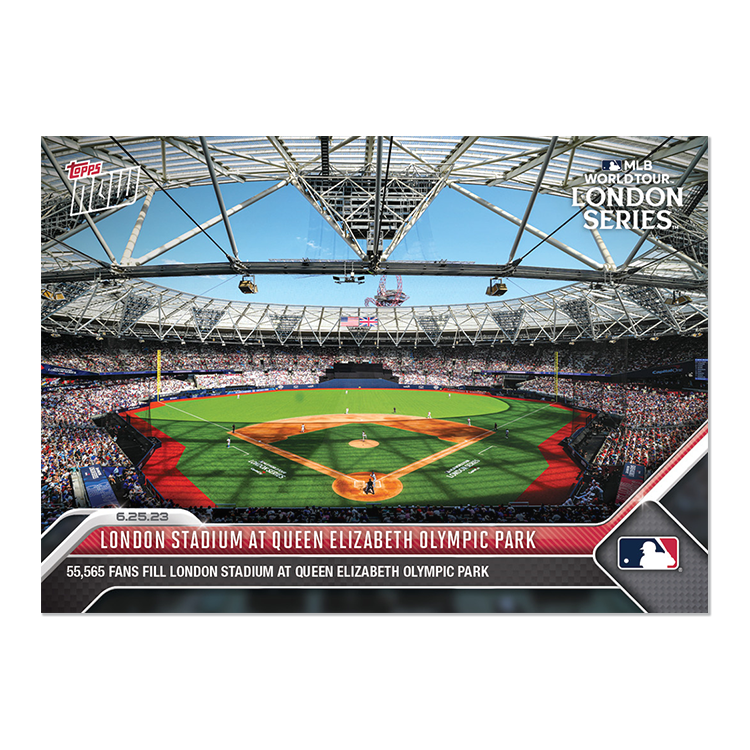 London Stadium - 2023 MLB Topps NOW® Card 495 - PR: 824