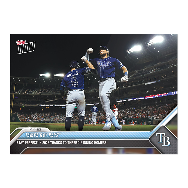 Tampa Bay Rays - 2023 MLB Topps NOW® Card 47 - PR: 232