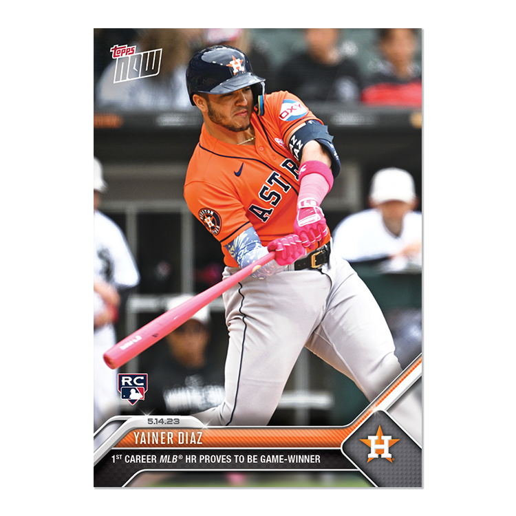 Yainer Diaz - 2023 MLB Topps NOW® Card 291 - PR: 665