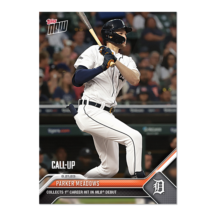 Parker Meadows - 2023 MLB Topps NOW® Card 744 - PR: 1286