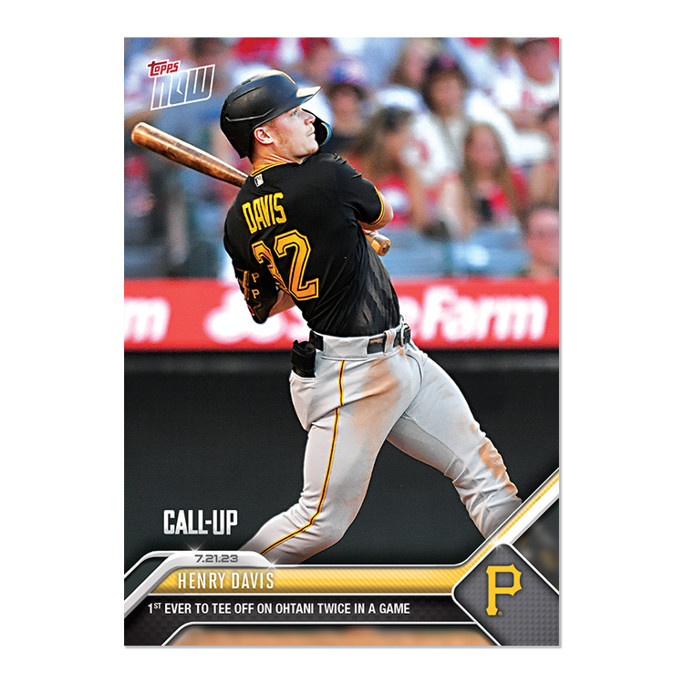 Henry Davis - 2023 MLB Topps NOW® Card 600 - PR: 1409