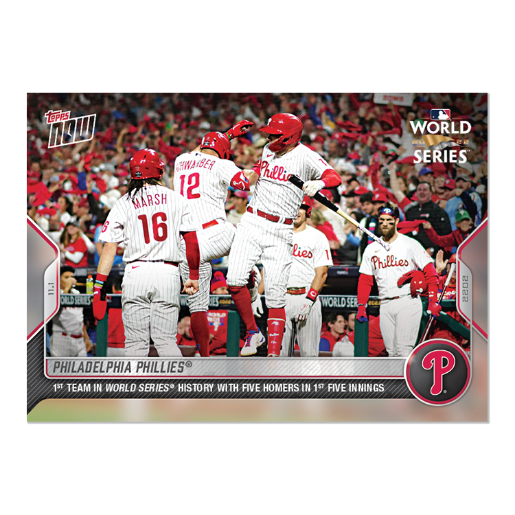 Philadelphia Phillies - 2022 MLB Topps NOW® Card 1146 - PR: 1589