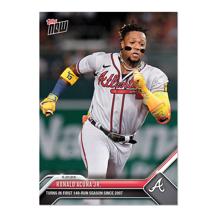Ronald Acuña Jr. - 2023 MLB Topps NOW® Card 900 - PR: 1675