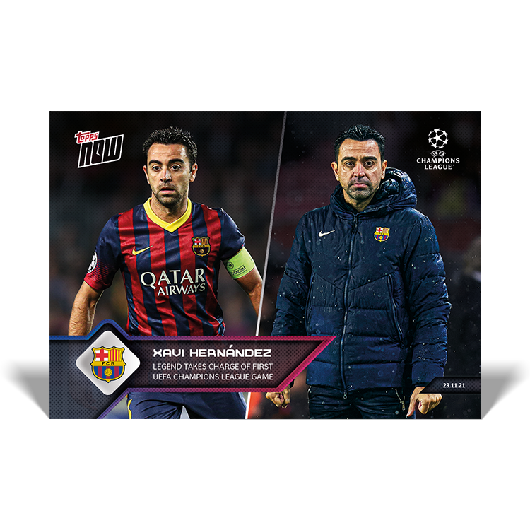 Legend takes charge of first UEFA Champions League game - UCL Topps NOW® Card #77 - PR: 1236