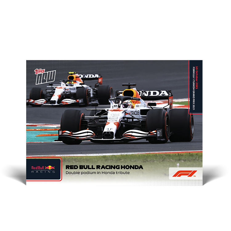 Double podium in Honda tribute - F1 Topps NOW® Card #62 - PR: 2188