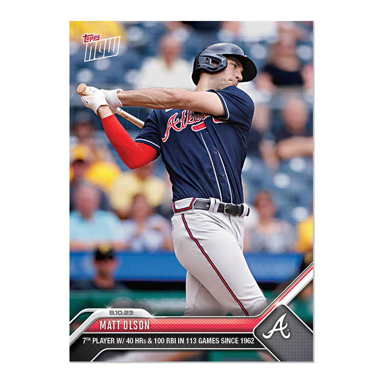 Matt Olson - 2023 MLB Topps NOW® Card 687 - PR: 784