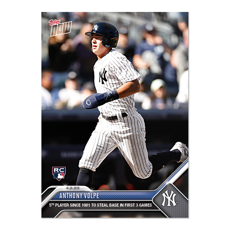 Anthony Volpe - 2023 MLB Topps NOW® Card 31 - PR: 4237