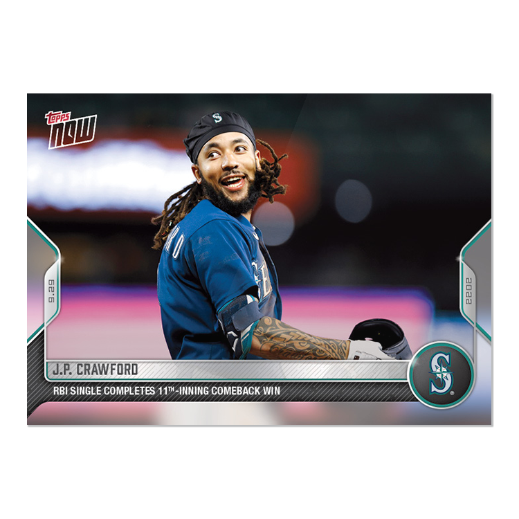 J.P. Crawford - 2022 MLB Topps NOW® Card 982 - PR: 404