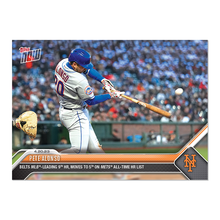 Pete Alonso - 2023 MLB Topps NOW® Card 157 - PR: 671