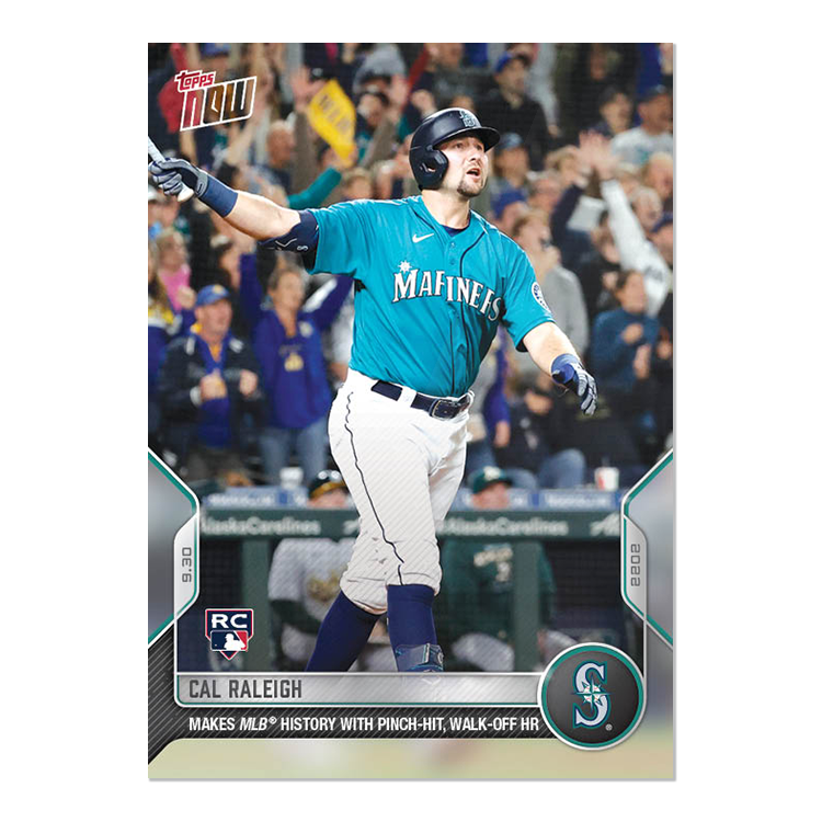 Cal Raleigh - 2022 MLB Topps NOW® Card 991 - PR: 3606