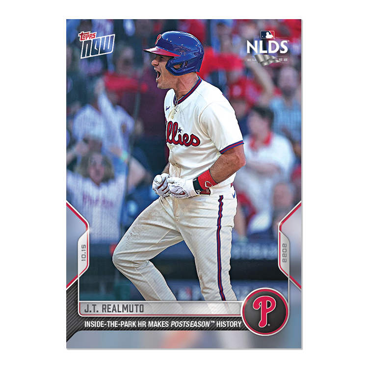 J.T. Realmuto - 2022 MLB Topps NOW® Card 1079 - PR: 822