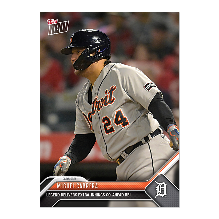 Miguel Cabrera - 2023 MLB Topps NOW® Card 880 - PR: 491